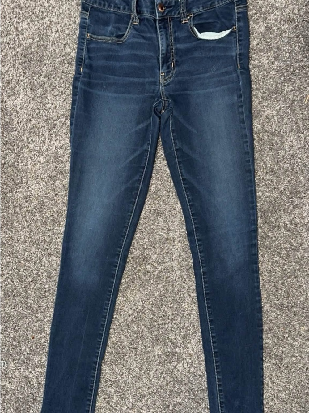 American Eagle Outfitters Dark Blue Skinny Jeans